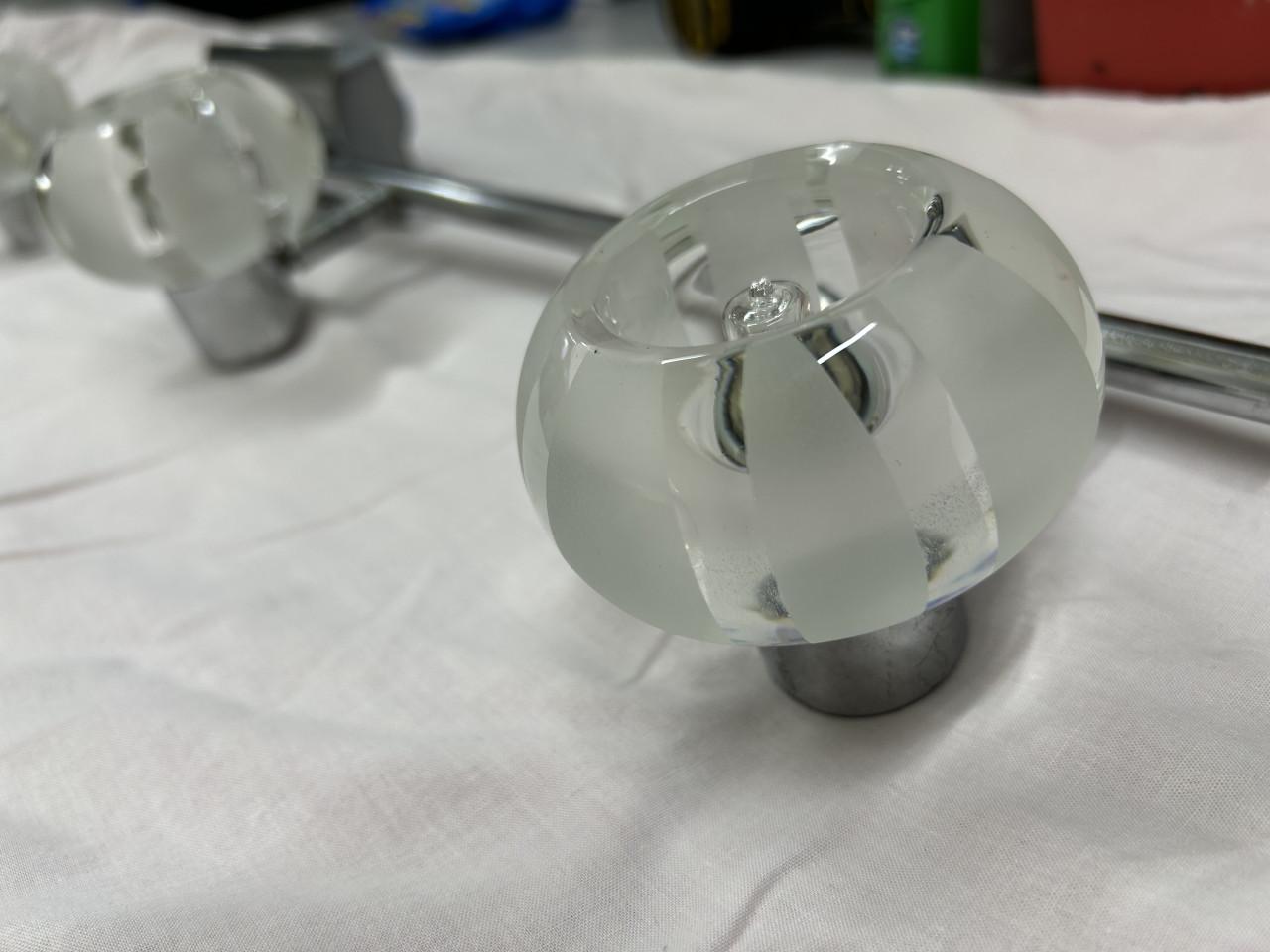 Verstelbare plafondlamp met 4 led spots, dimbaar