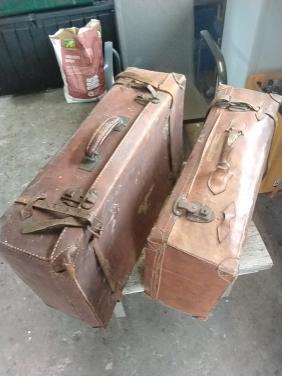 LEDEREN KOFFERS Vintage
