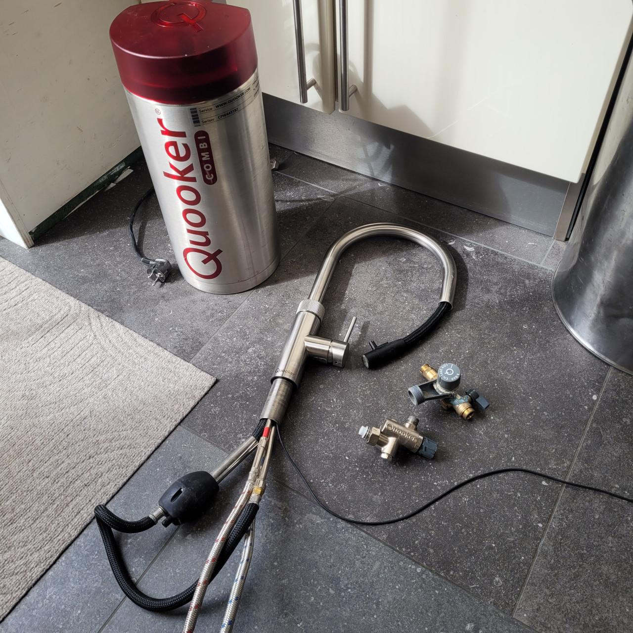 Quooker combi met flex kraan