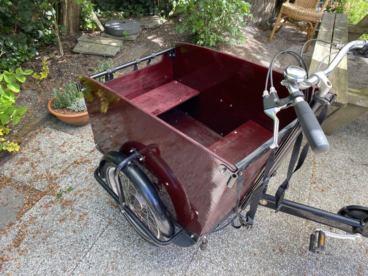 Babboe Big bakfiets 1e gen. - nieuw in de lak, technisch als nieuw!