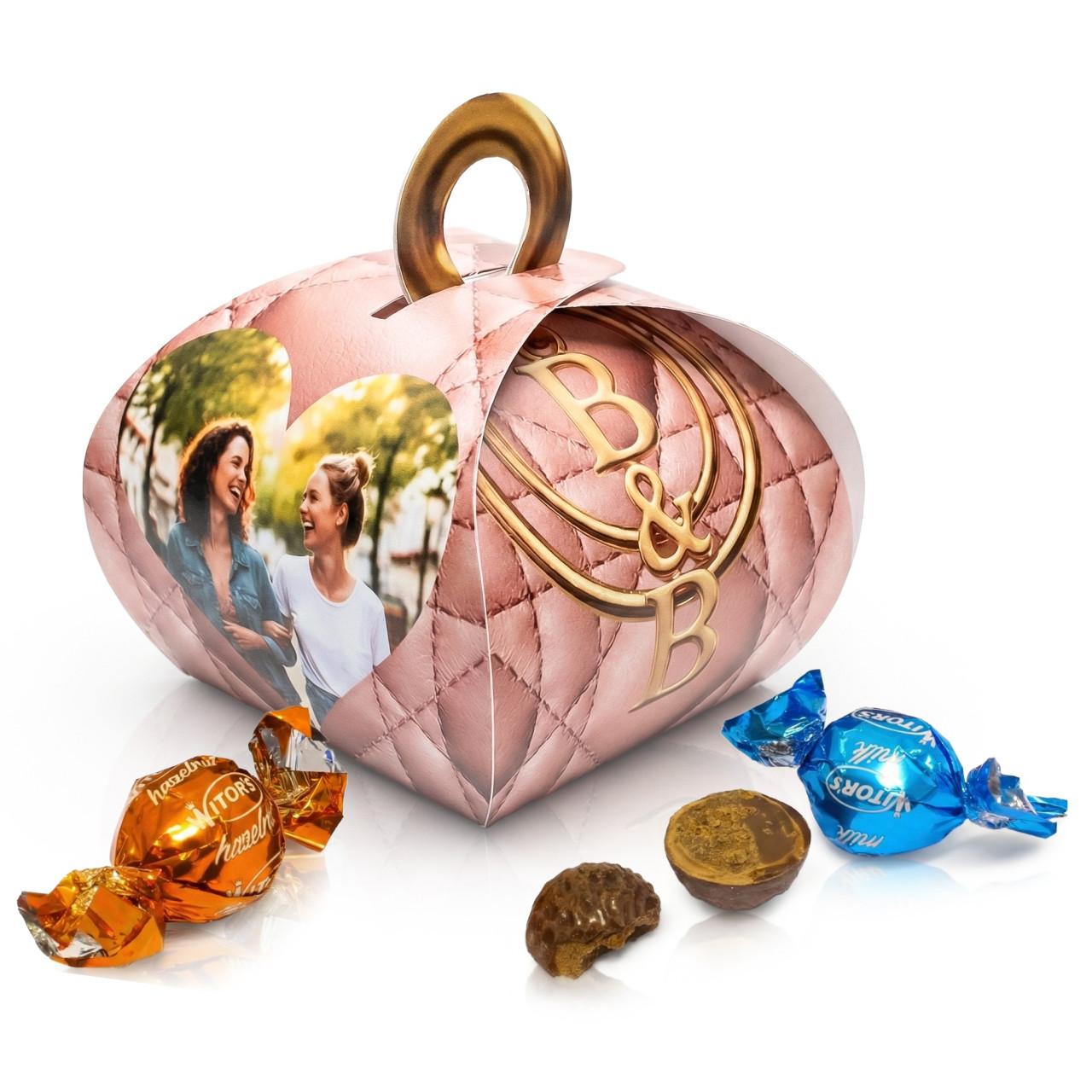 Cadeau voor vriendin design tasje met foto