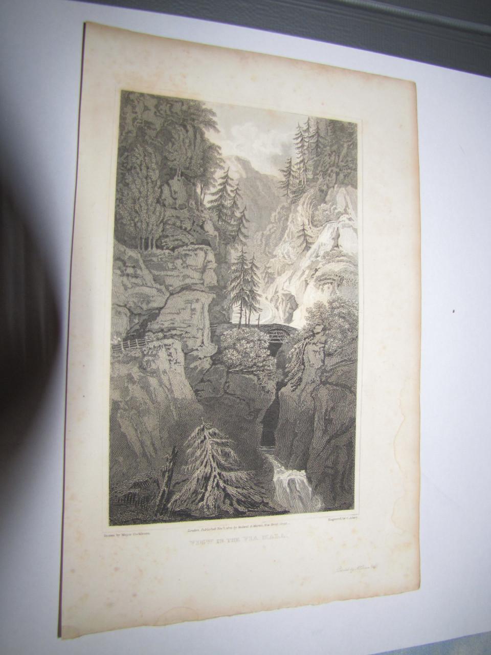 Diverse gravures door Wilam Beattie M.D. Jaartal 1835.