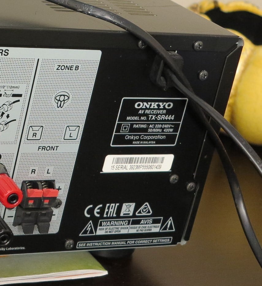 Onkyo TX-SR444 Reciever