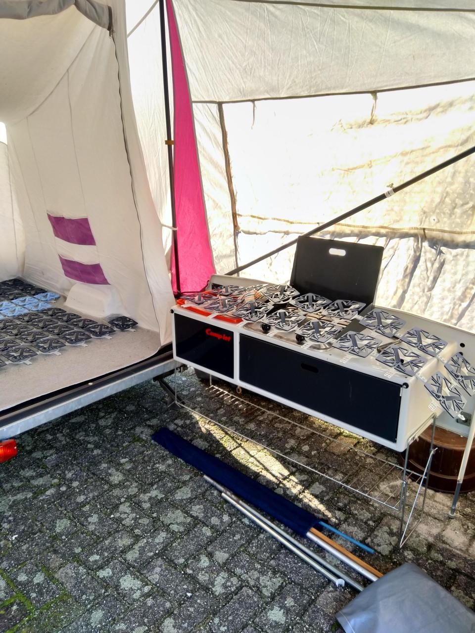 Oude vouwwagen
