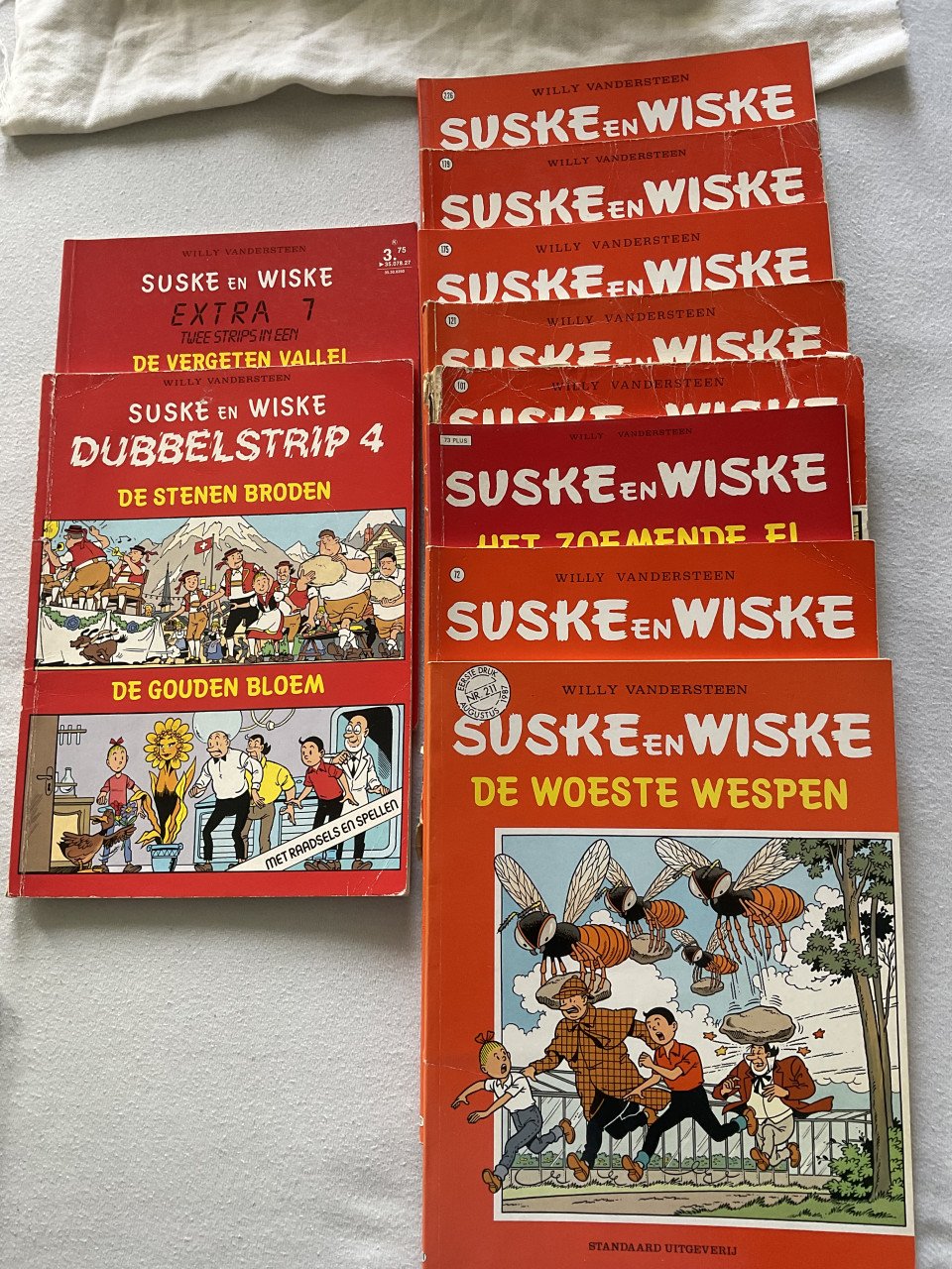 Wat oudere stripboeken, bieden per foto of alles samen