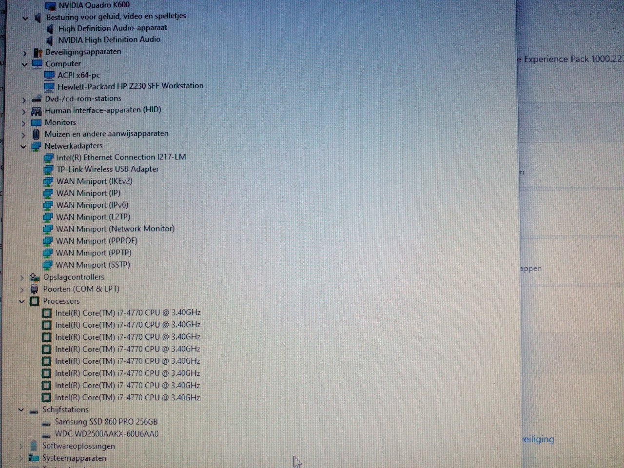 Complete pc set Intel i7 / wifi / monitor/ boxjes / tb/muis.