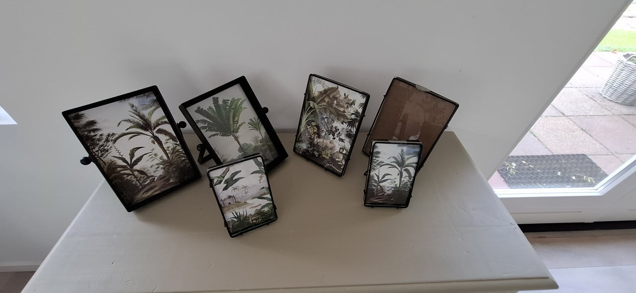 Fotolijstjes metaal en hout