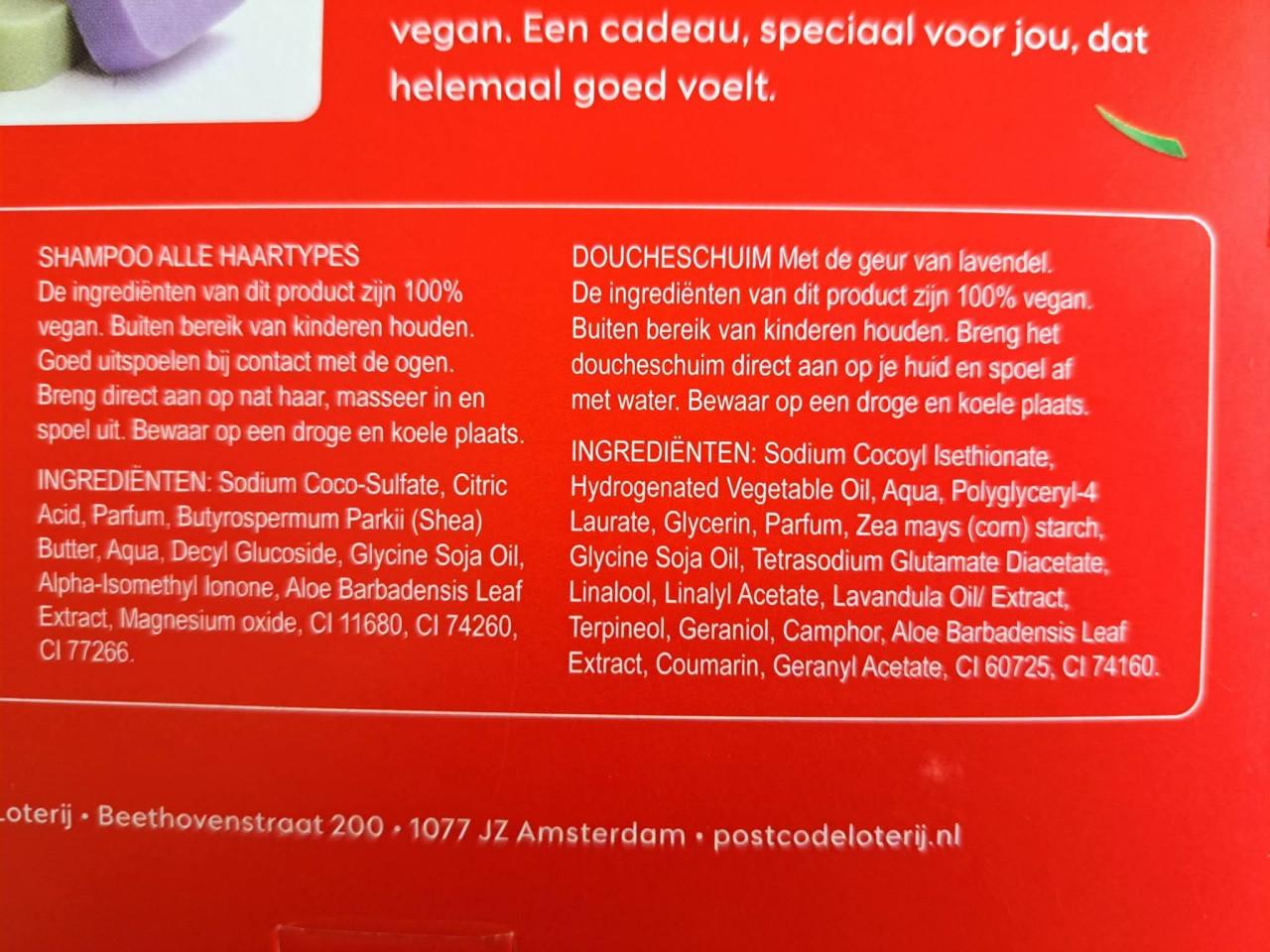 Doucheblok lavendel en shampoo blok alle haartype van de Hema/postcodeloter