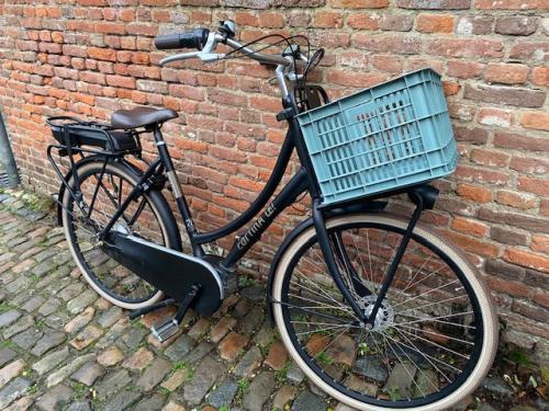 Cortina meisjesfiets, E-U4, met Bosch middenmotor.