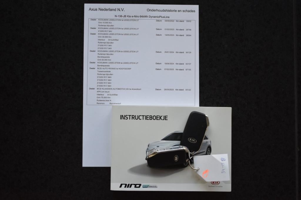 Kia E-niro dynamicplusline 64 kwh | soh 97,5% | nap | stoelverwarming | cam