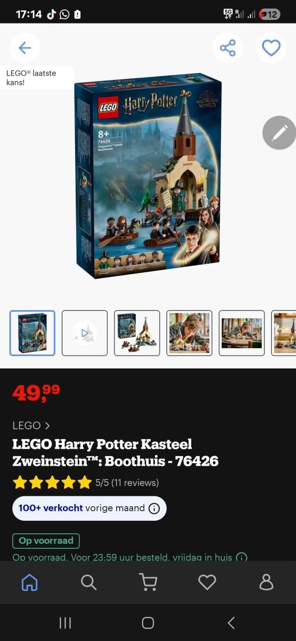 Lego Harry Potter Zweinstein Kasteel Boothuis