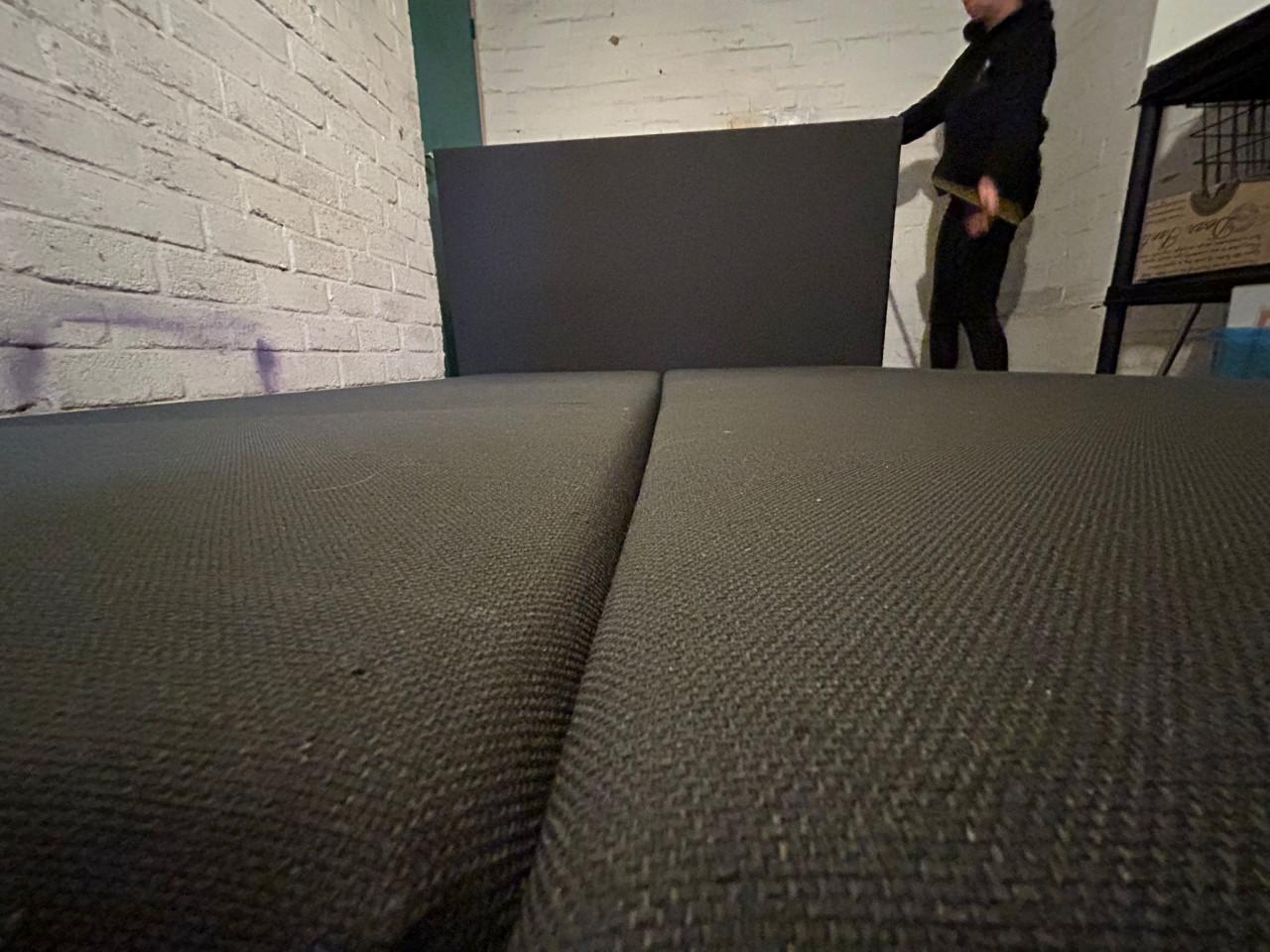 Bed - Platformbed - Antraciet Grijs