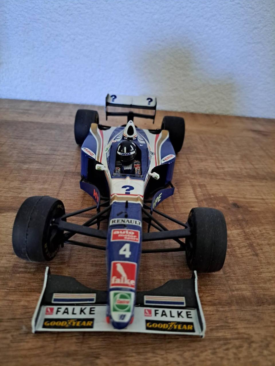 Williams-Renault FW19 Formule 1-auto, gereden door Heinz-Harald Frentzen