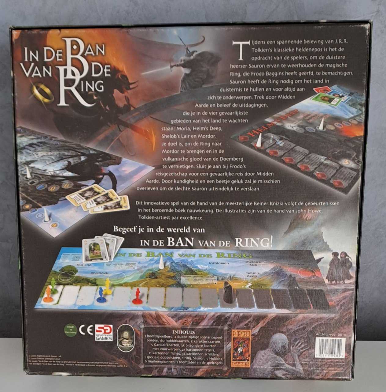 In de Ban van de Ring. Spel van Reiner Knizia. Sophisticated Games