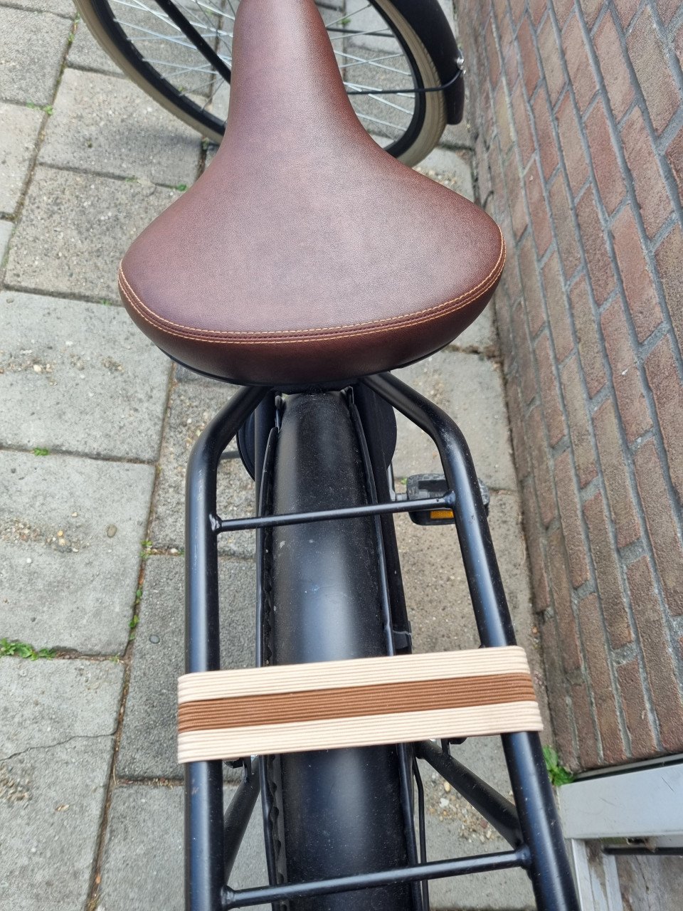 Mooie zwarte fiets
