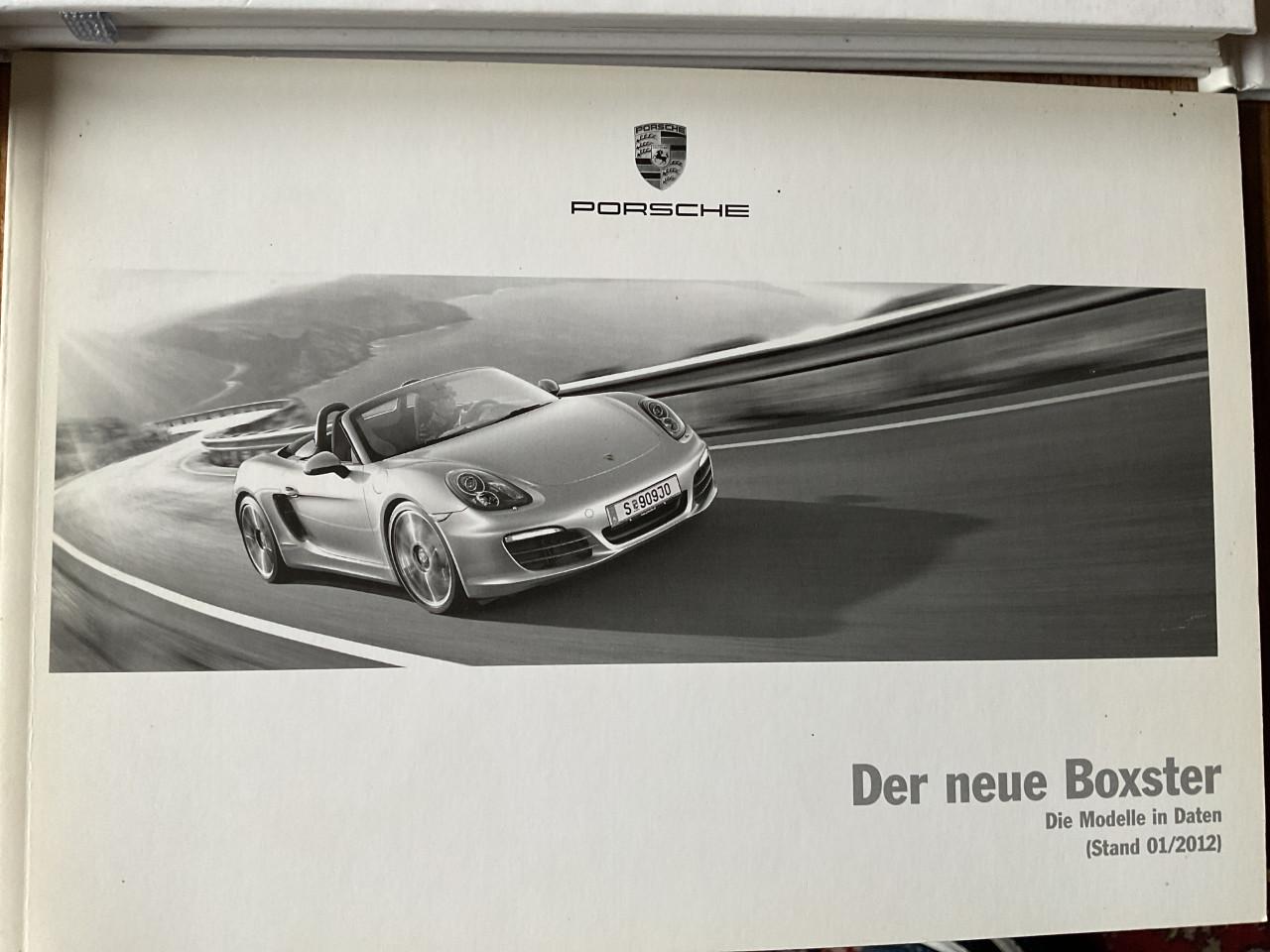 Porsche folders ( Boxster 981 )