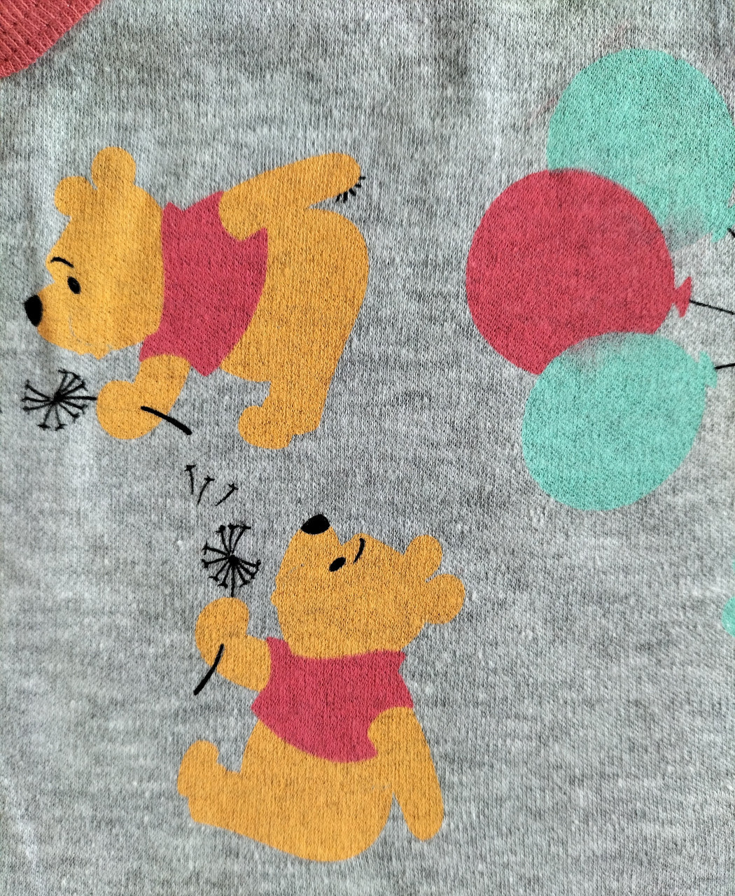 Disney romper Winnie the Pooh grijs maat 62/68