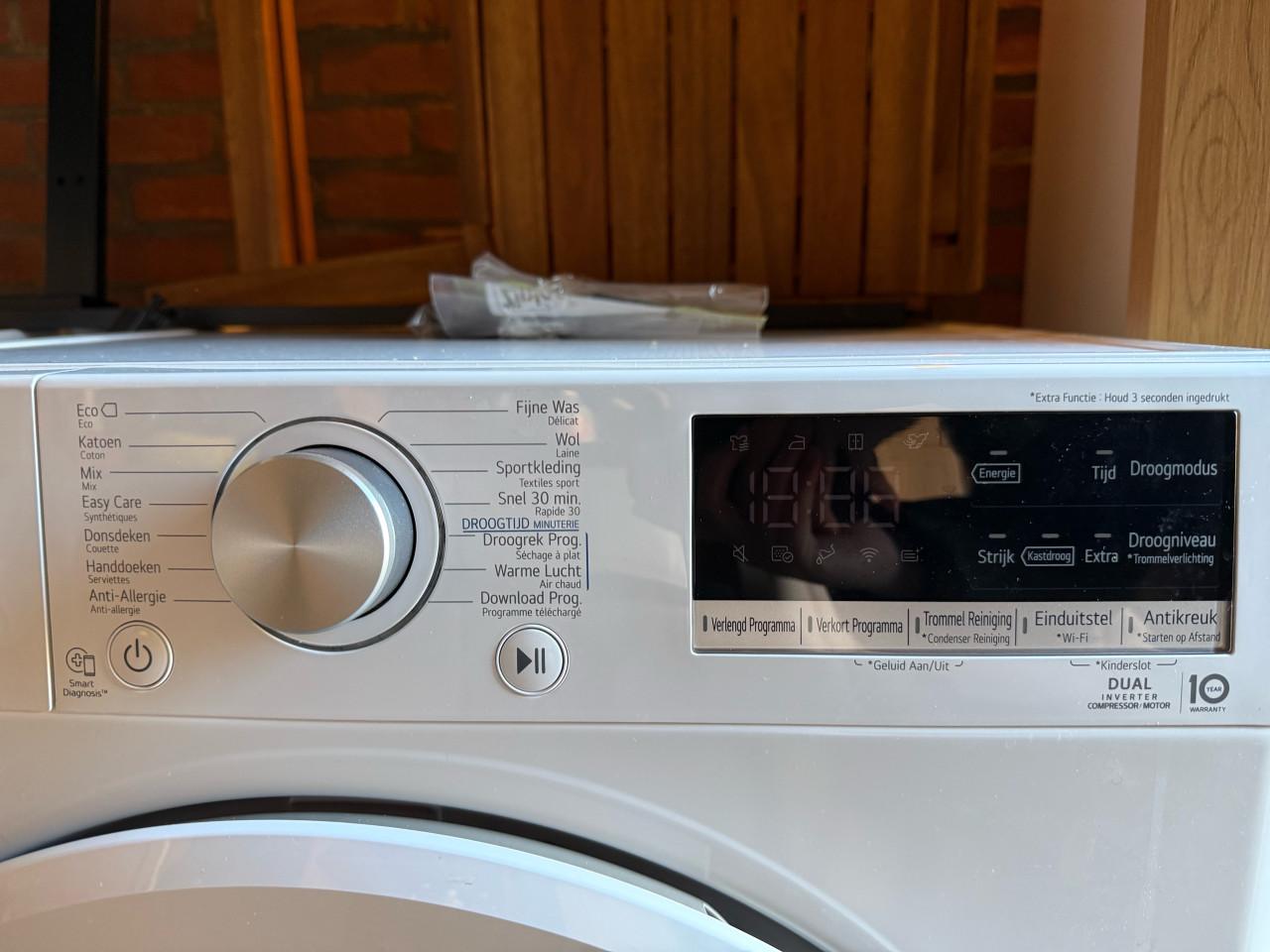 LG warmtepompdroger 8 kg (ThinQ)