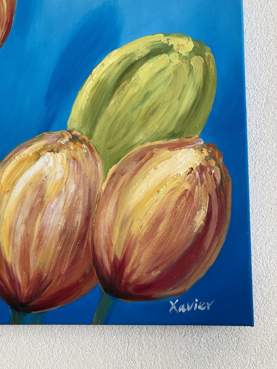 Schilderij Tulpen op canvas