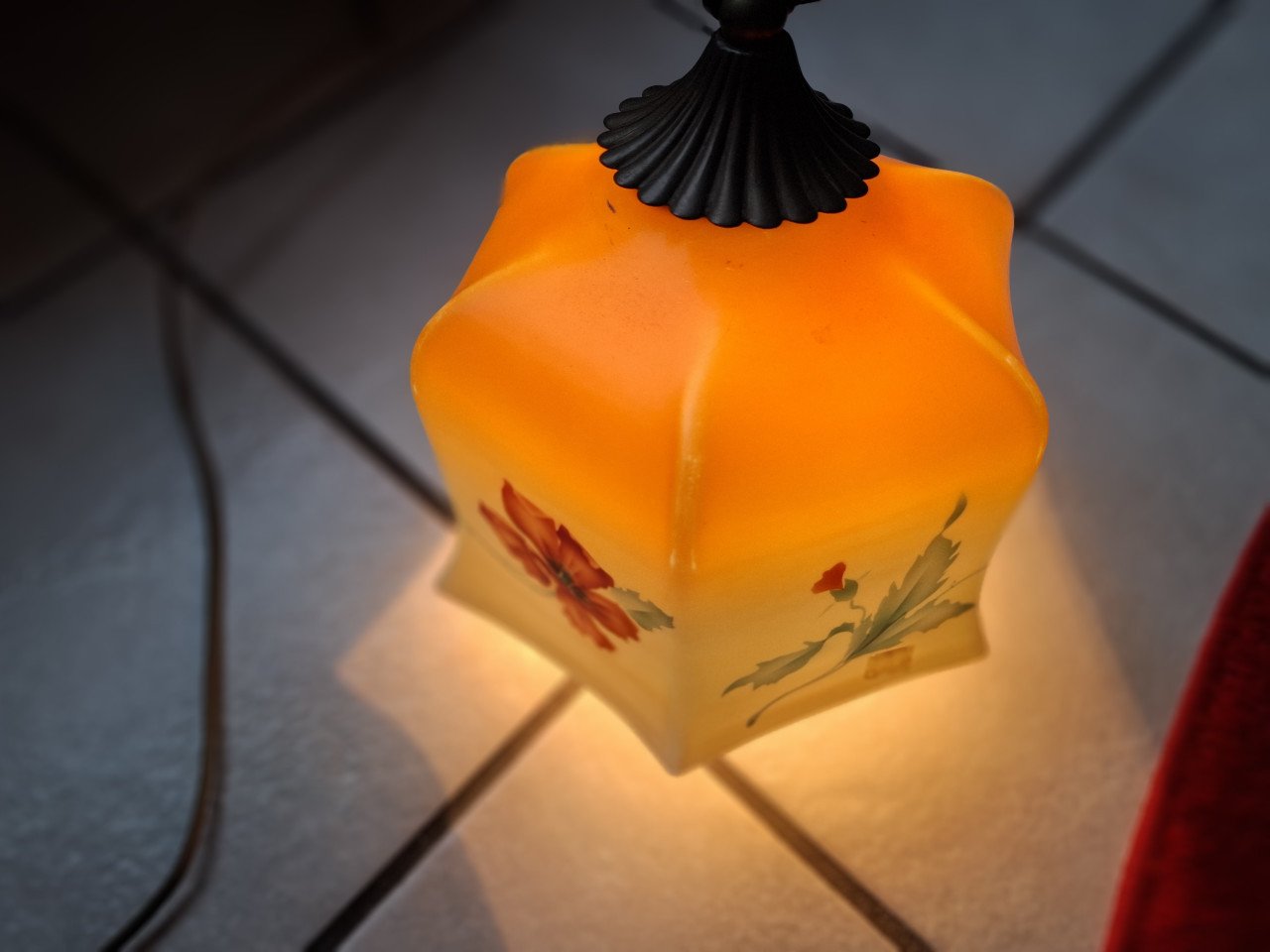 Oude wand lamp