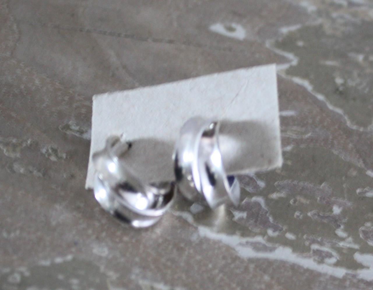 Zilver kleurige oorhangers