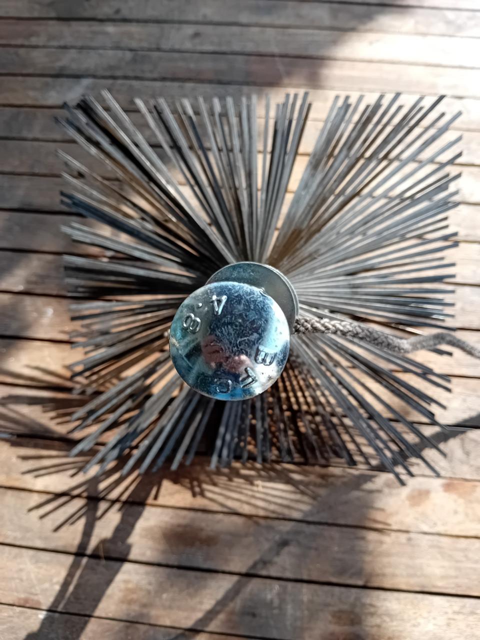 Schoorsteen/veegborstel