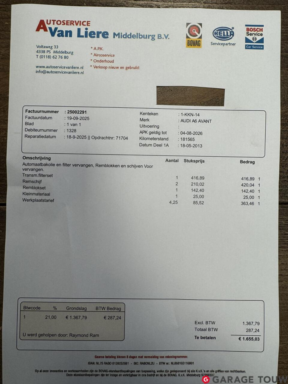 Audi A6 avant 2.0 tfsi pro line s *pano, trekhaak,winterset*