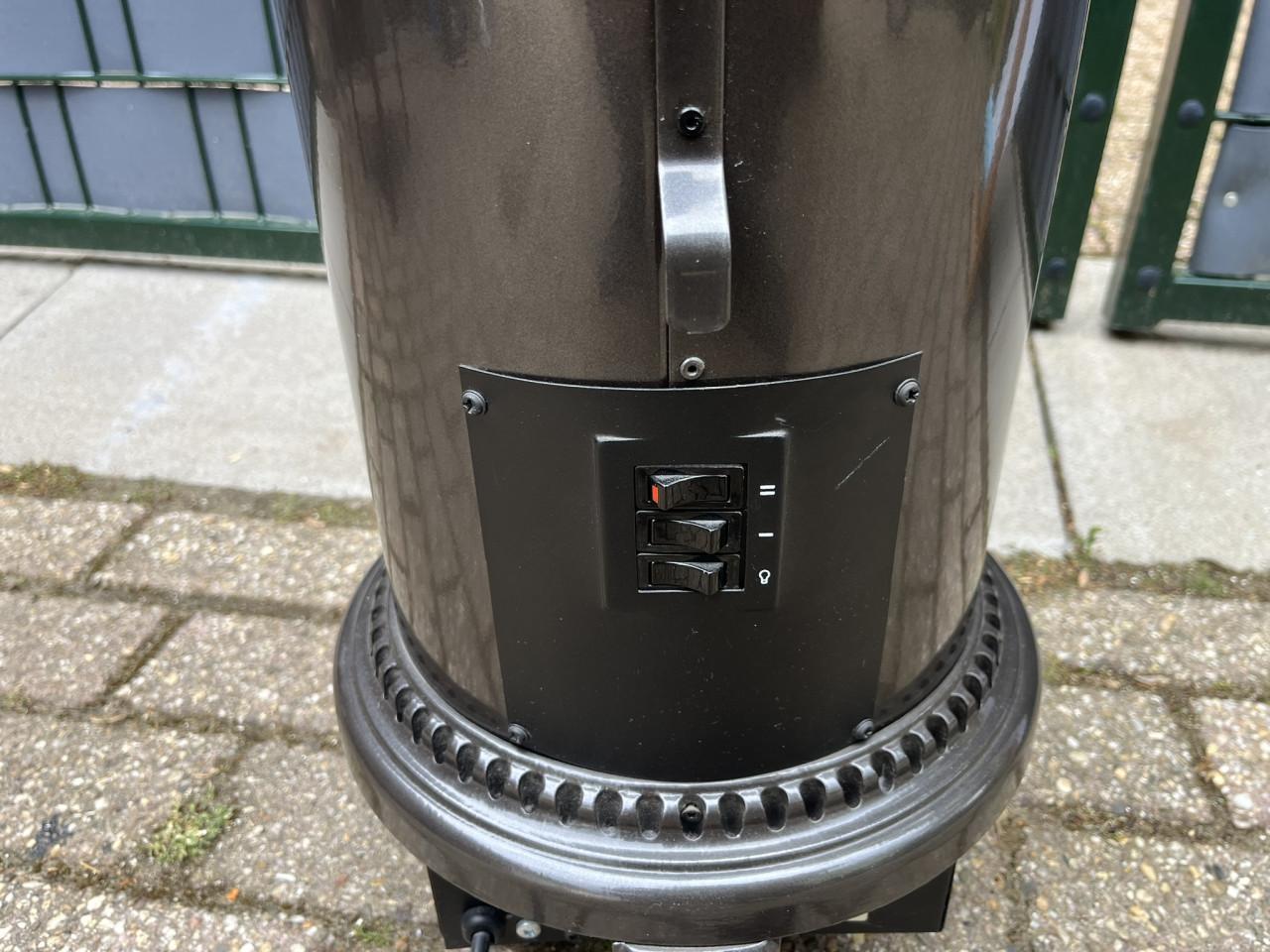 Electische Kacheltje Dimplex model antiek kolenkachel