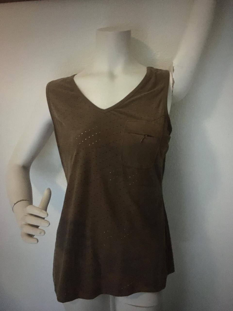 Nieuw twinset anna scott top maat L vestje xl suede look stretch