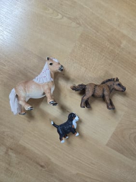Sleigh 2 paardjes en 1 hond