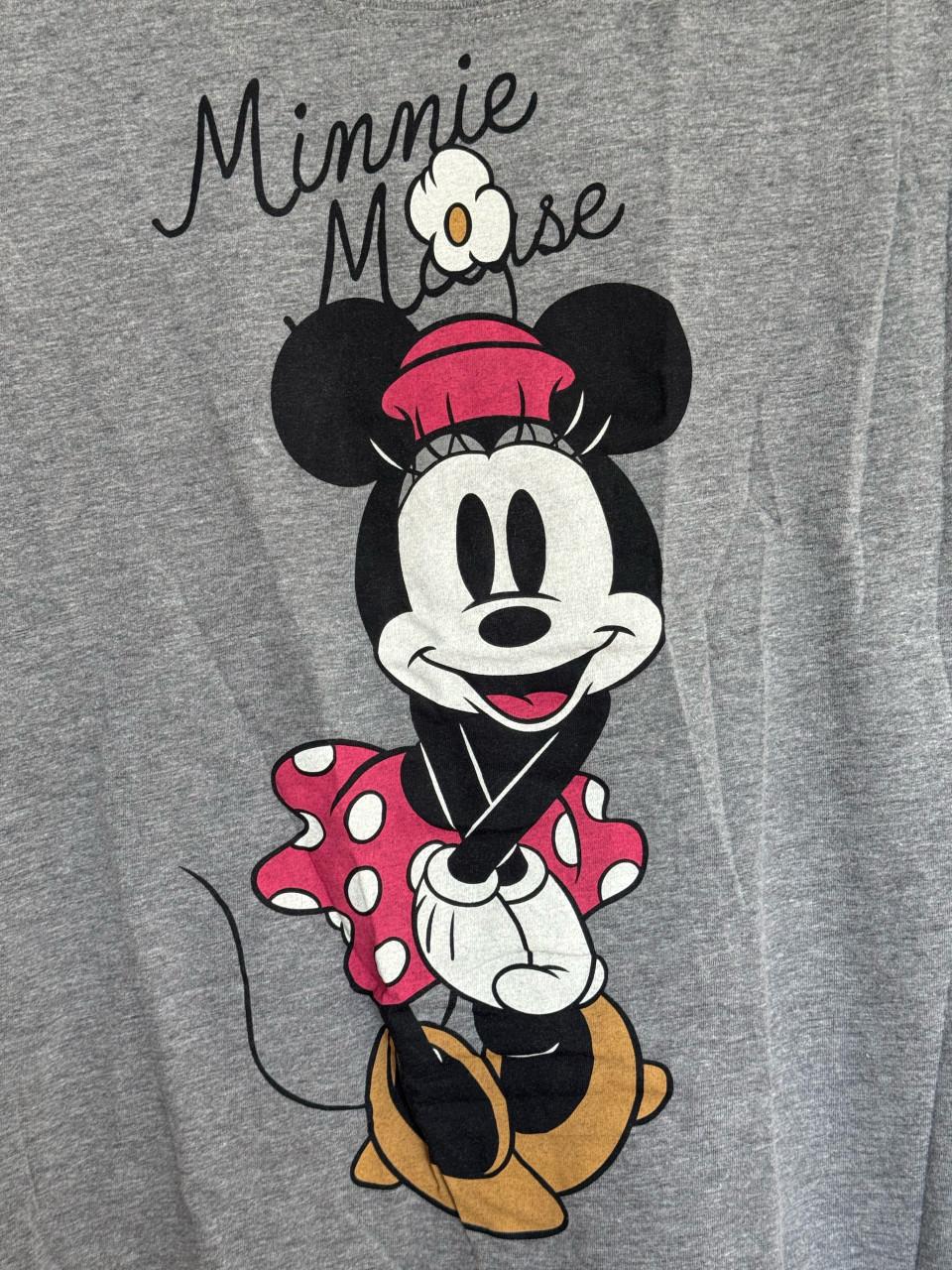 Only Minnie Mouse T-shirt - Grijs - Maat L