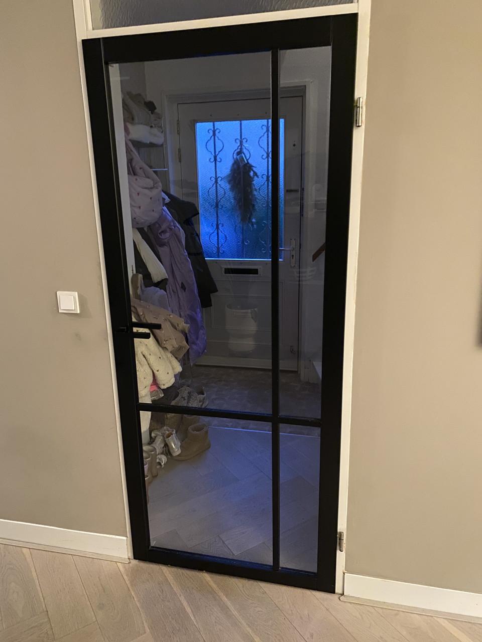 Industriële zwarte stalen deur te koop