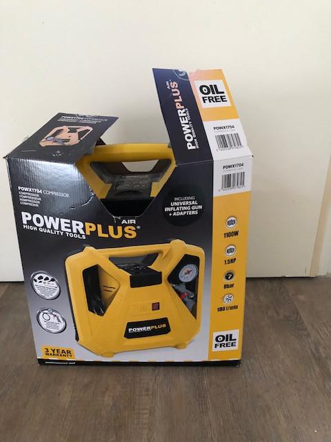 Draagbare compressor Powerplus 1704