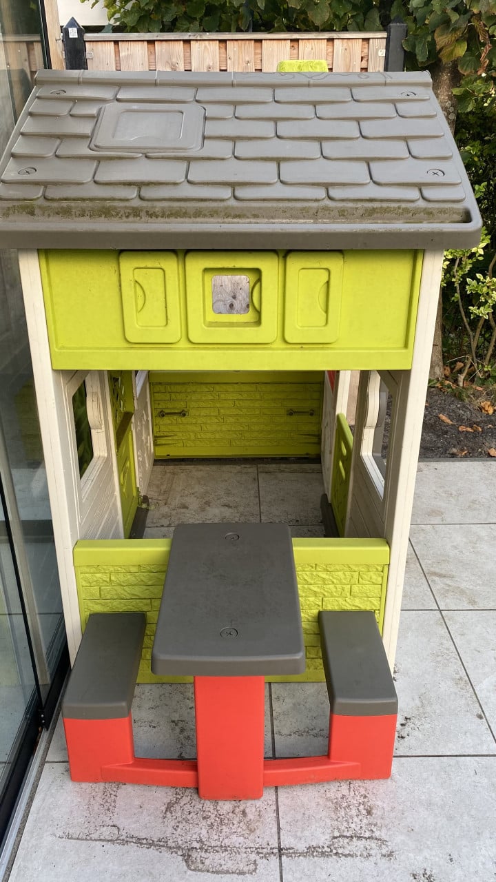 Gratis speelhuisje voor in de tuin