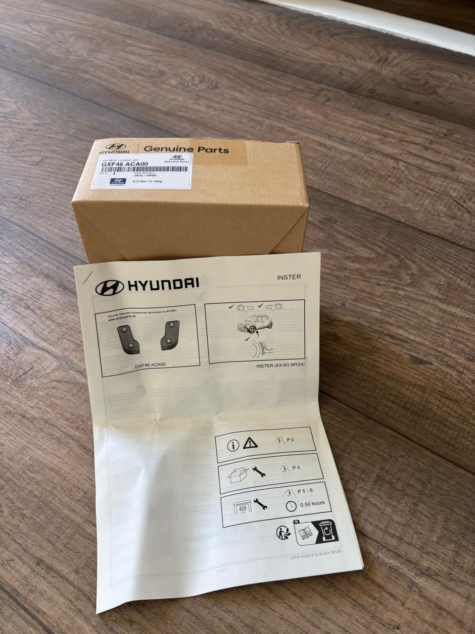 Hyundai inster spatlappen