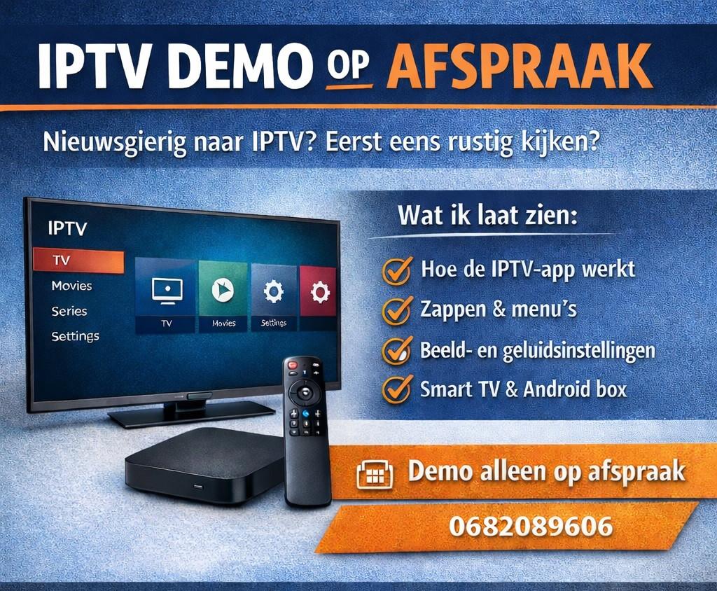IPTV DEMO OP AFSPRAAK