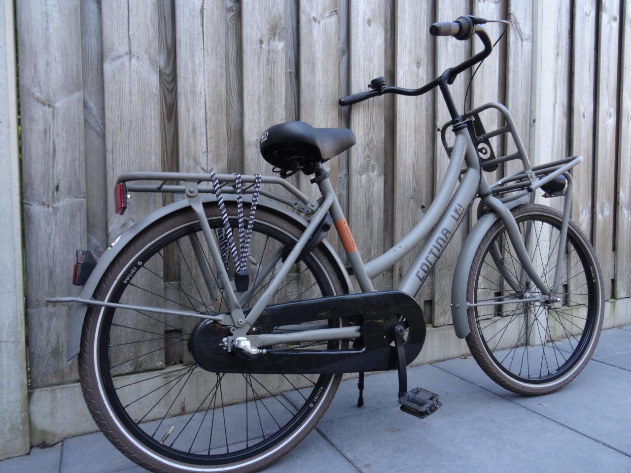 🚲 Cortina U4 Transport Meisjesfiets – 24 inch | Grey Matt