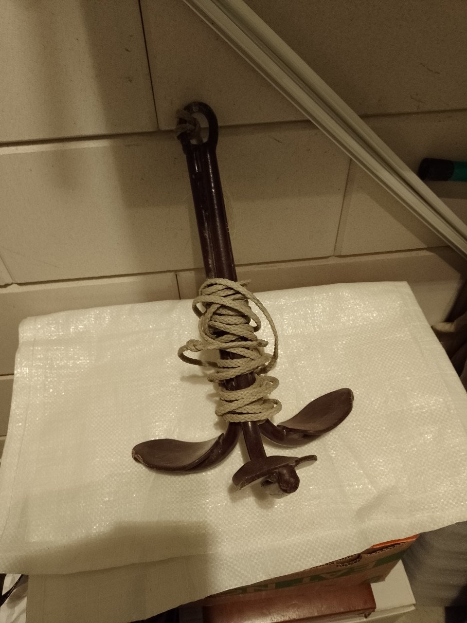 2 ankers 4 kg pstk 15 mtr lijn