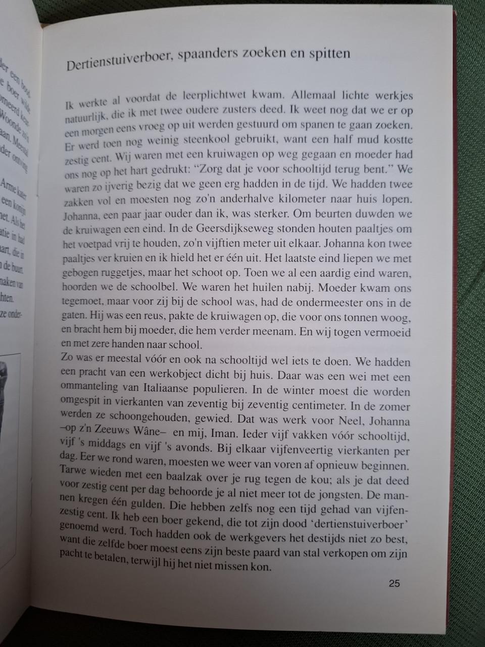 Mijn jeugd op Noord-Beveland, door Iman Heystek