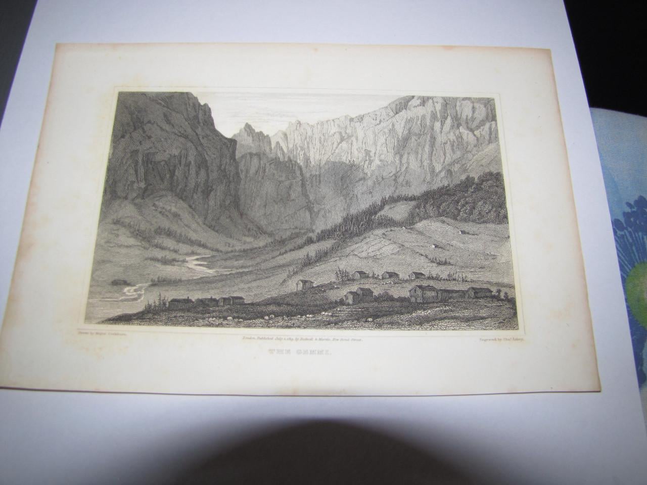 Diverse gravures door Wilam Beattie M.D. Jaartal 1835.