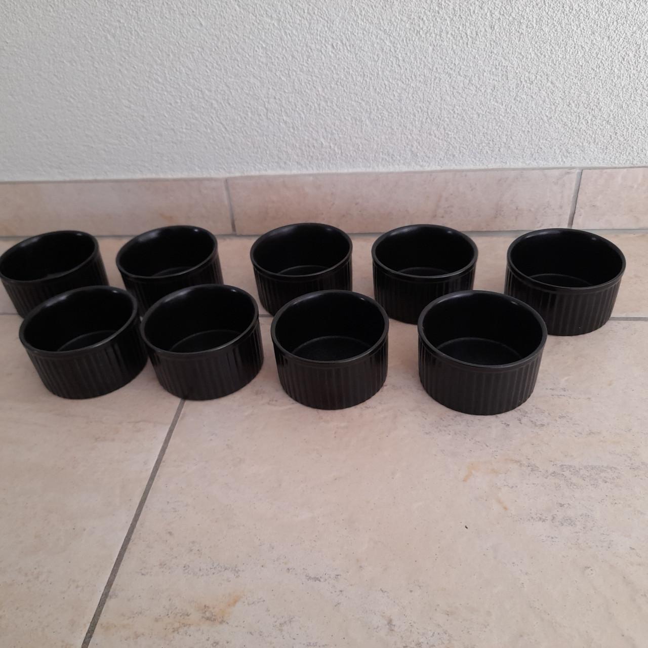 9 x creme brulee schaaltjes ( z.g.a.n.)  9 cm doorsnede en 5 cm hoog