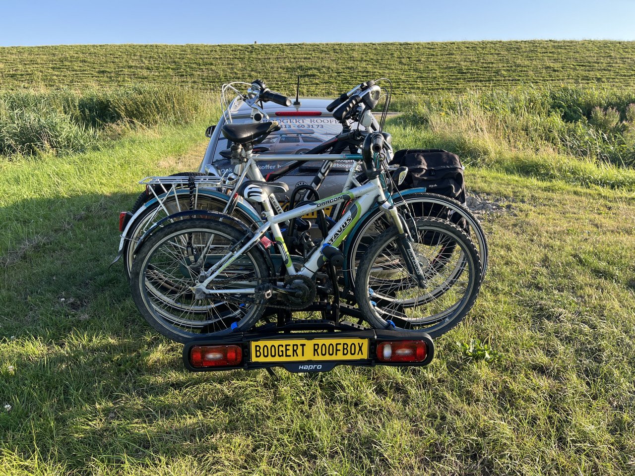 Fietsendrager voor 4 fietsen te huur