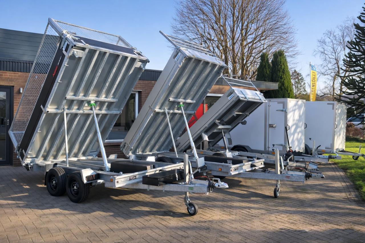 Anssems en Hulco Hydraulische Kippers.