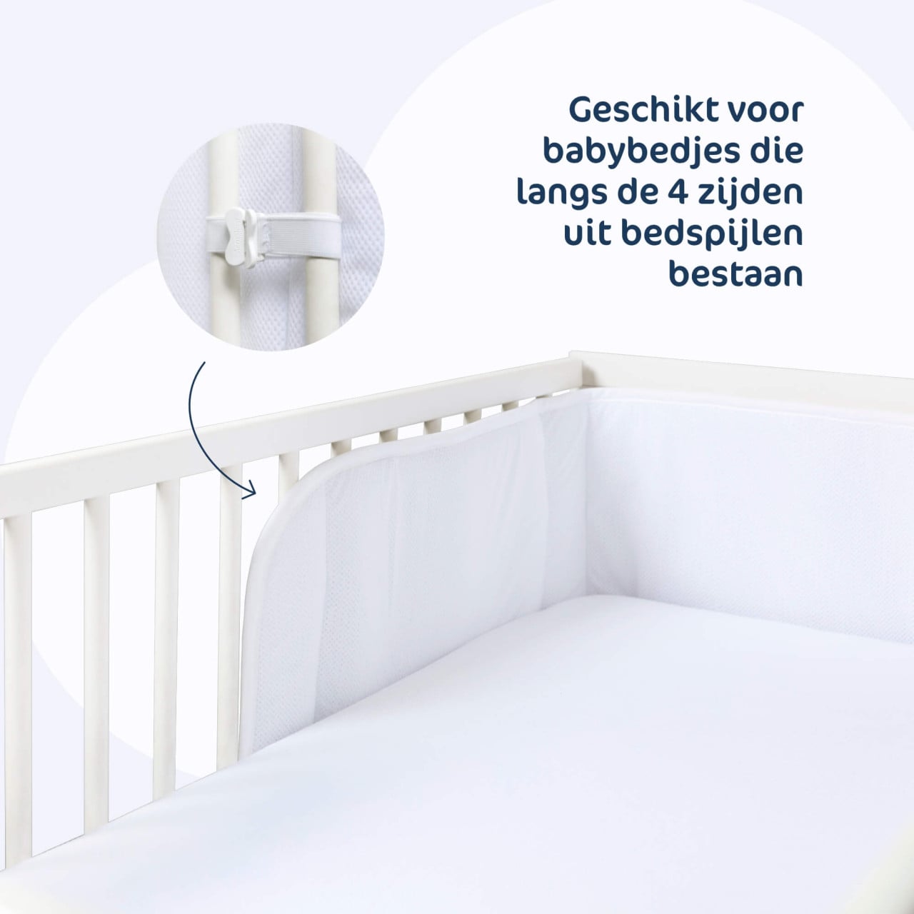 AeroSleep Bedomrander - wit