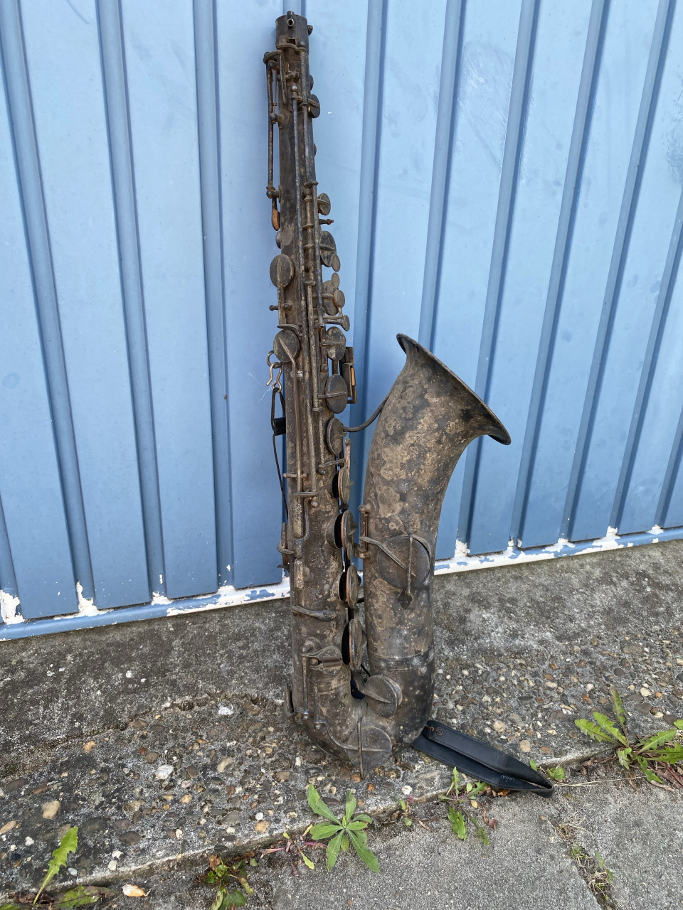 Oude saxofoon