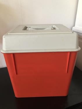 Retro vintage opbergbox