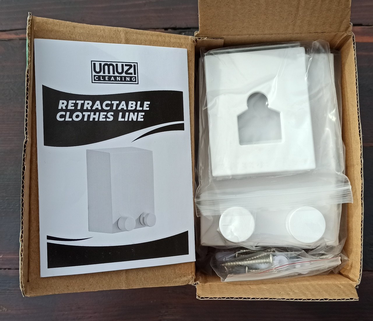 Umuzi Cleaning - Uittrekbare Waslijn - 4 Meter - Nieuw