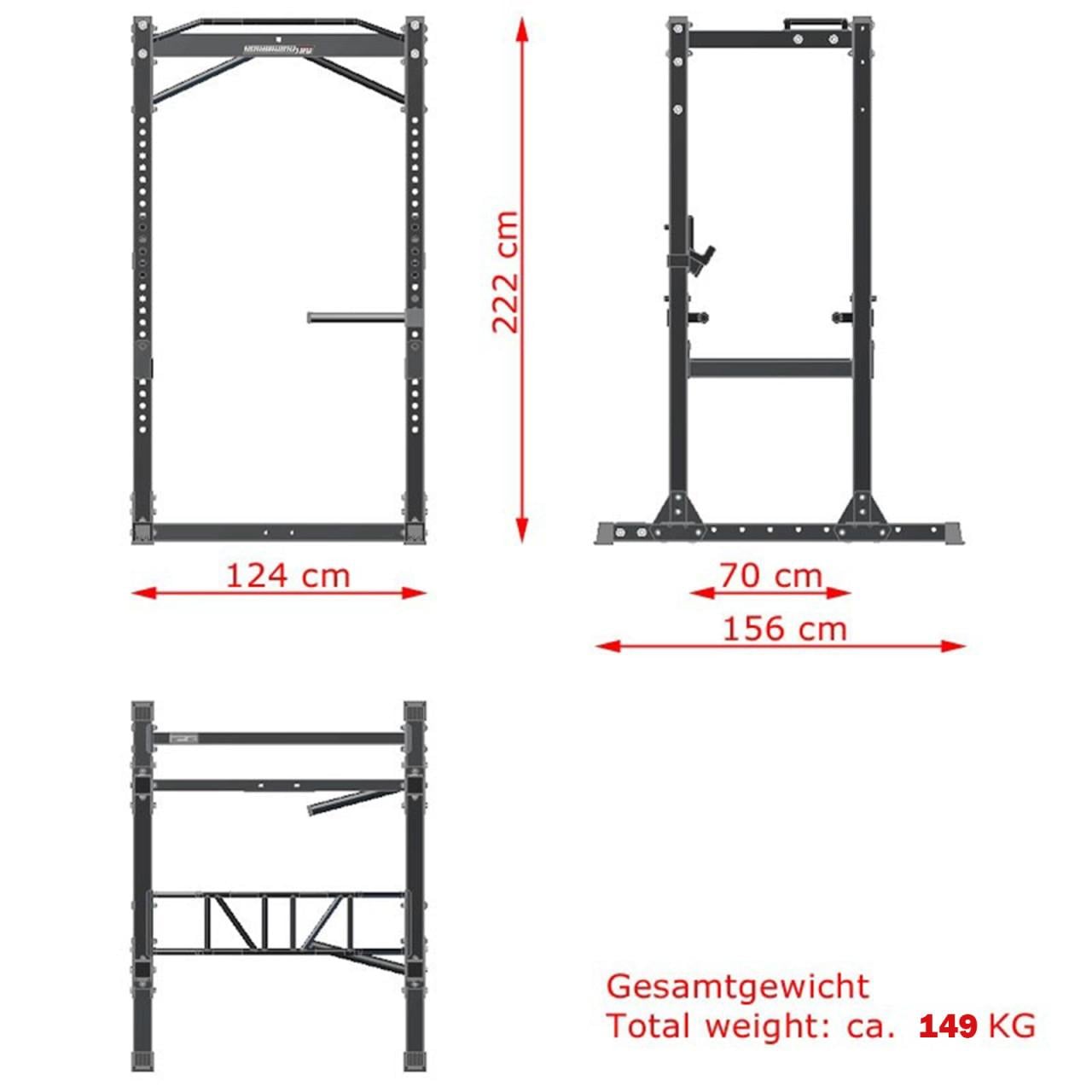 Barbarian powercage squat rek