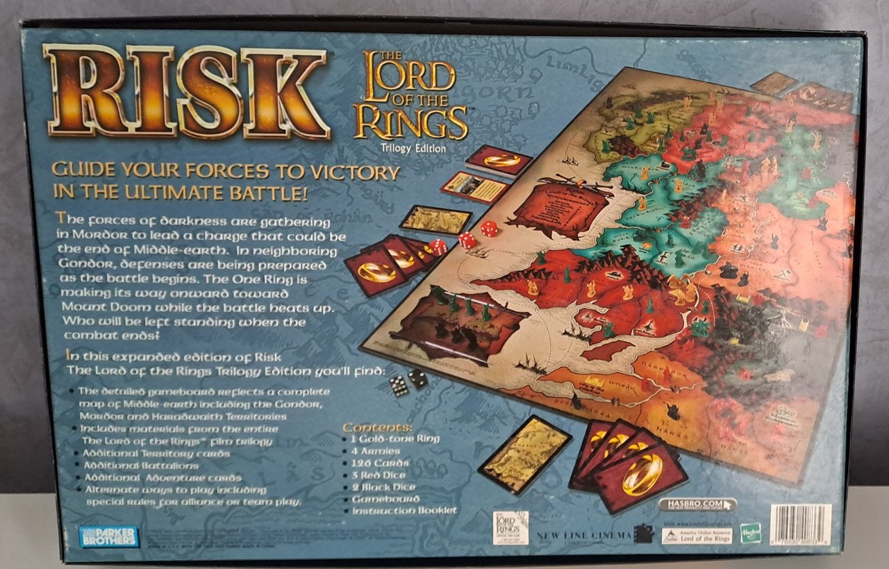 RISK The Lord of the Ring. Trilogy edition