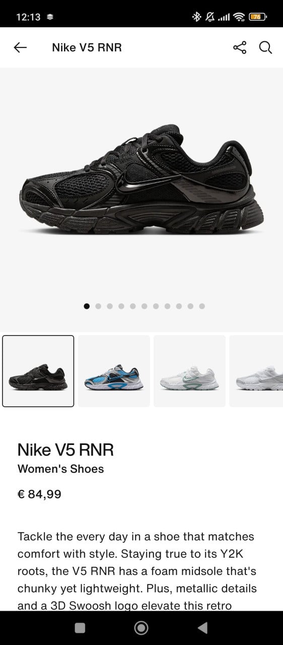 Nieuw, nike v5 rnr